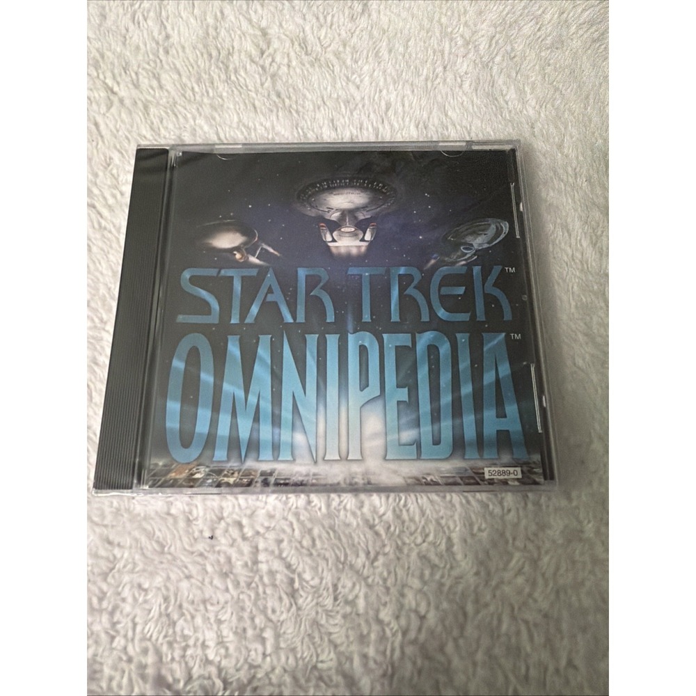 Star Trek Omnipedia PC CD ROM VTG Brand New Sealed Windows 95 NIP Computer